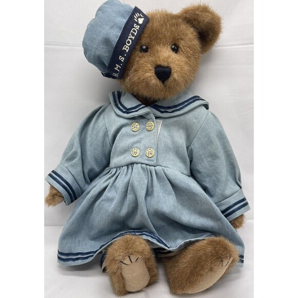 Vintage Boyds Bears Colleen HMS Unbearable Sailor Stuffed Animal Plush Toy - Picture 10 of 14